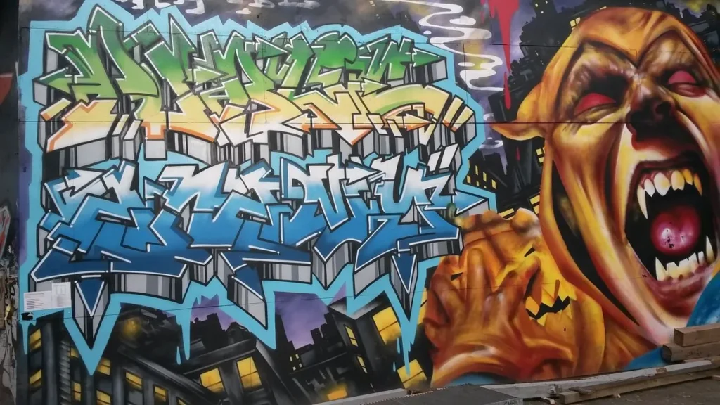 Complex Graffiti Piece