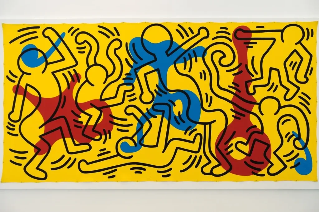 Keith Haring mural 