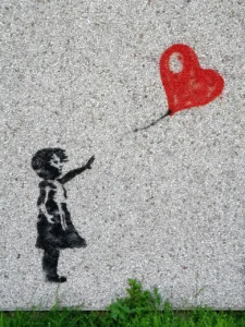 Banksy mural 'Girl with Balloon