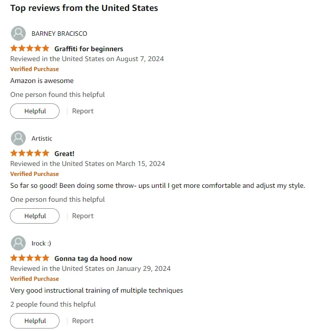 Graffiti Book Review Amazon