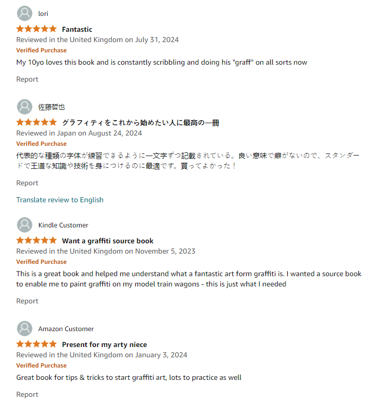 Graffiti Book Reviews