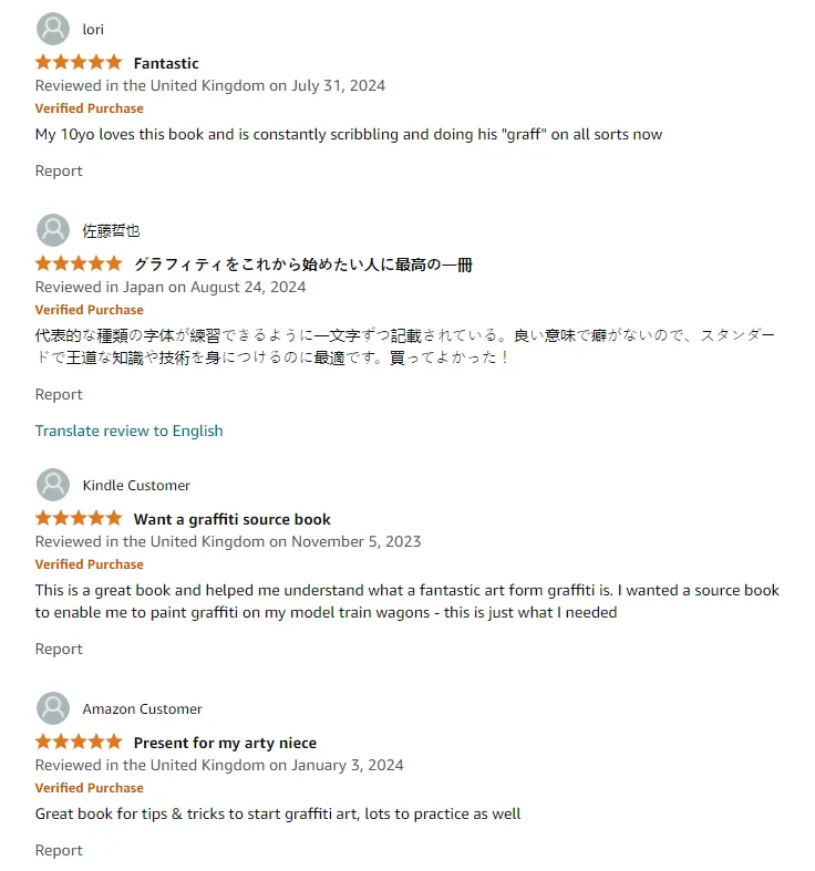 Graffiti Book Reviews