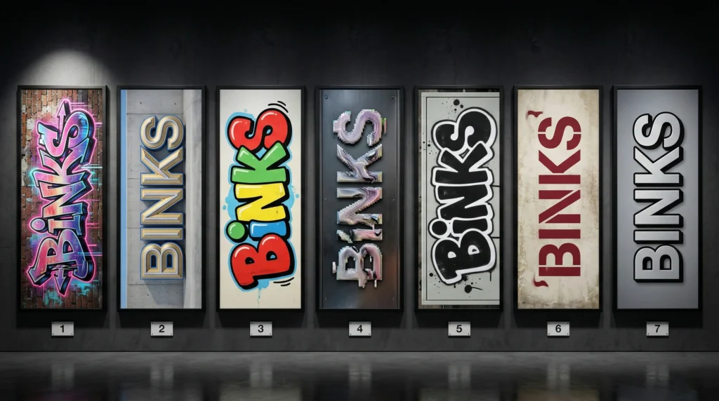 Seven AI graffiti generator tools compared
